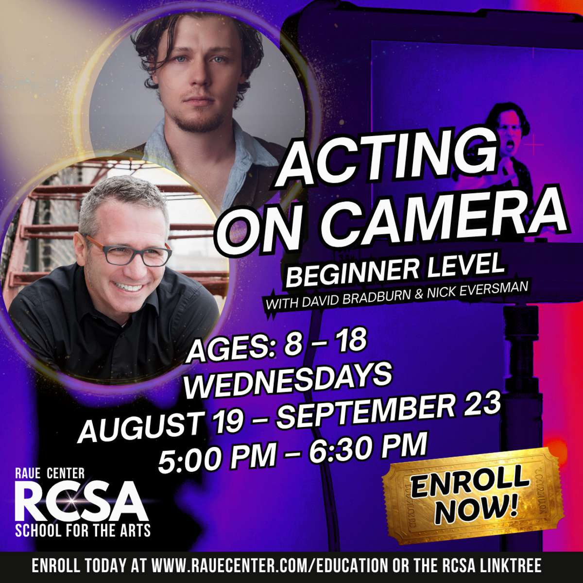 Acting on Camera-Beginner Level
