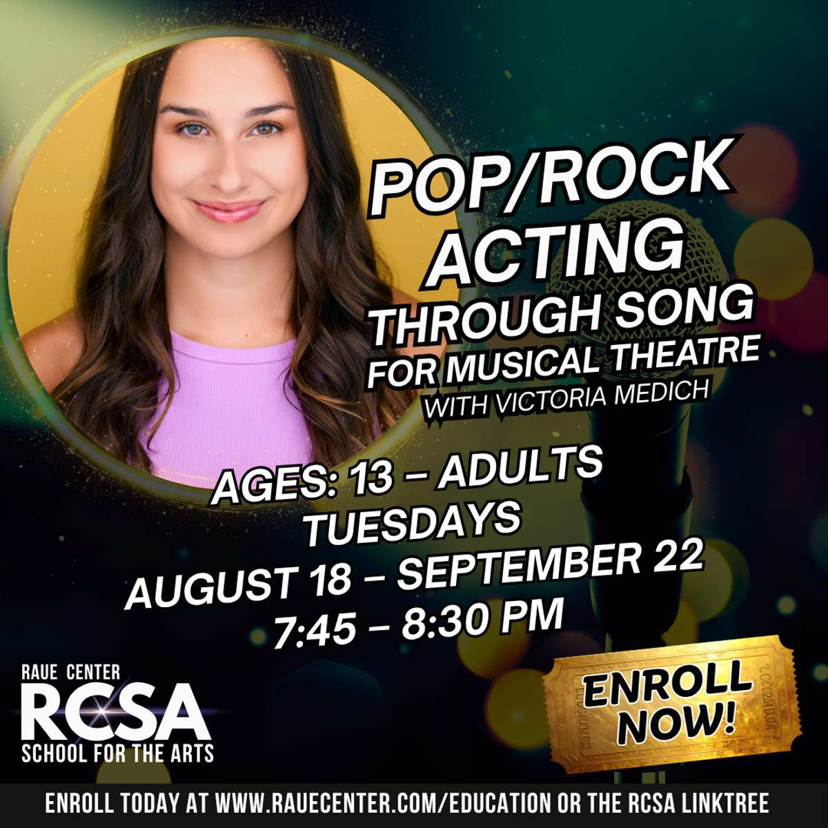 Pop/Rock Acting Through Song For Musical Theatre